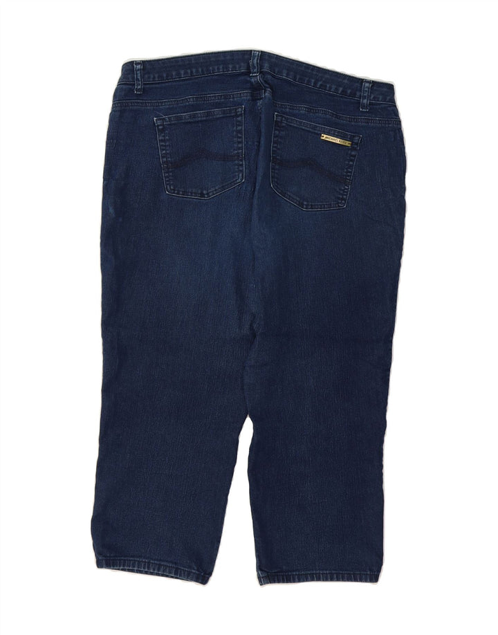MICHAEL KORS Womens Capri Jeans US 14 XL W38 L21 Blue Cotton Vintage Michael Kors and Second-Hand Michael Kors from Messina Hembry 