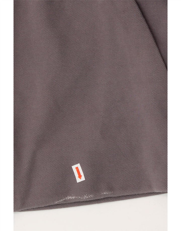ADIDAS Womens Oversized Zip Hoodie Sweater UK 8/10 Small Grey