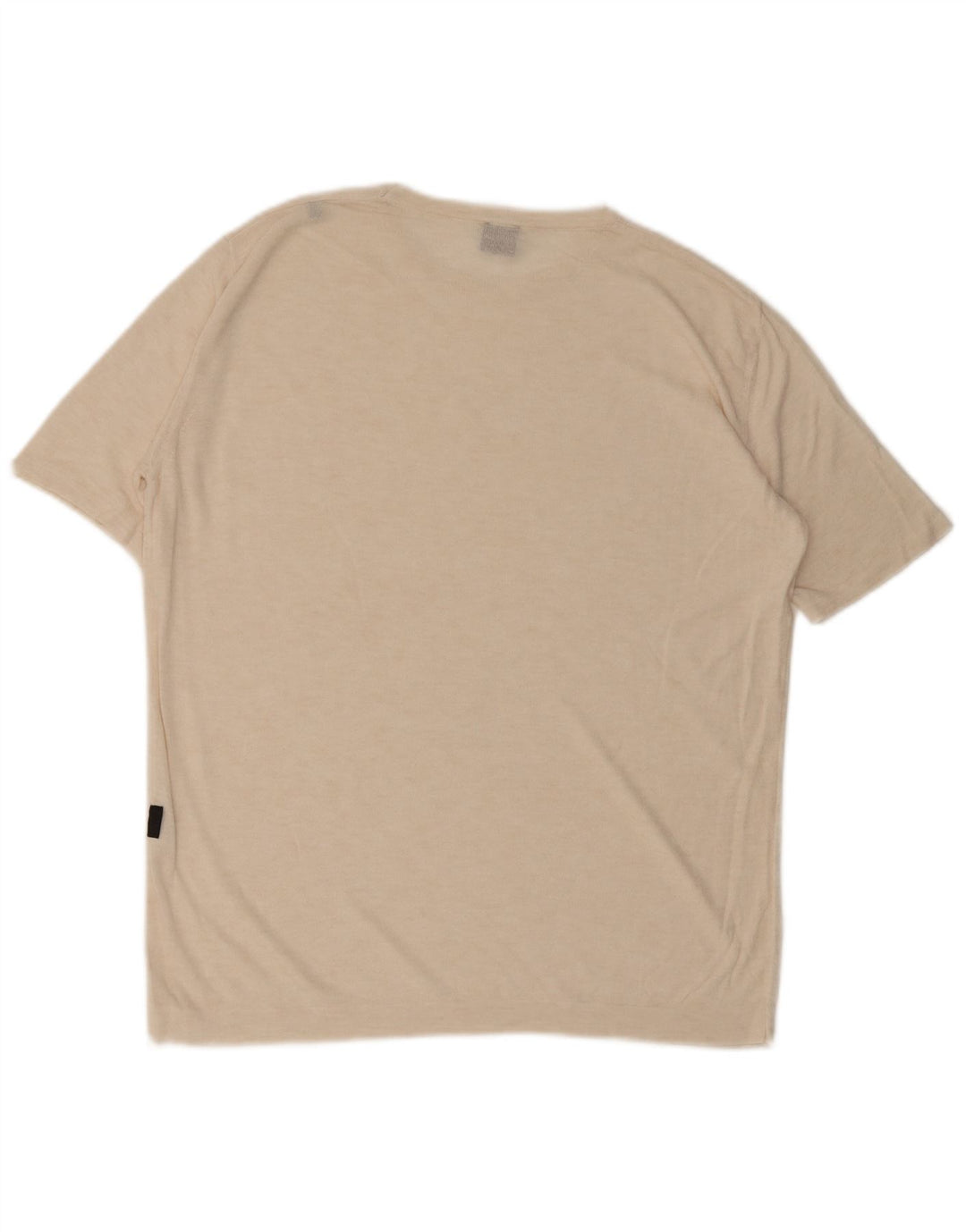 Camiseta masculina HUGO BOSS Top IT 52 Viscose Bege Grande