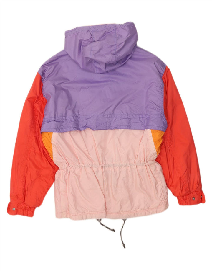 Jaqueta de esqui feminina com capuz Killy UK 10 pequeno bloco colorido multicolorido