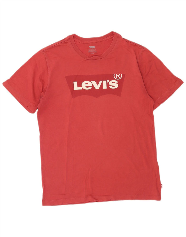 Camiseta gráfica masculina Levi's Top pequeno vermelho