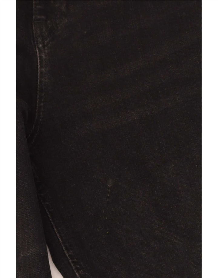 Jeans feminino Marks & Spencer Mom Tapered UK 12 médio W30 L27 preto