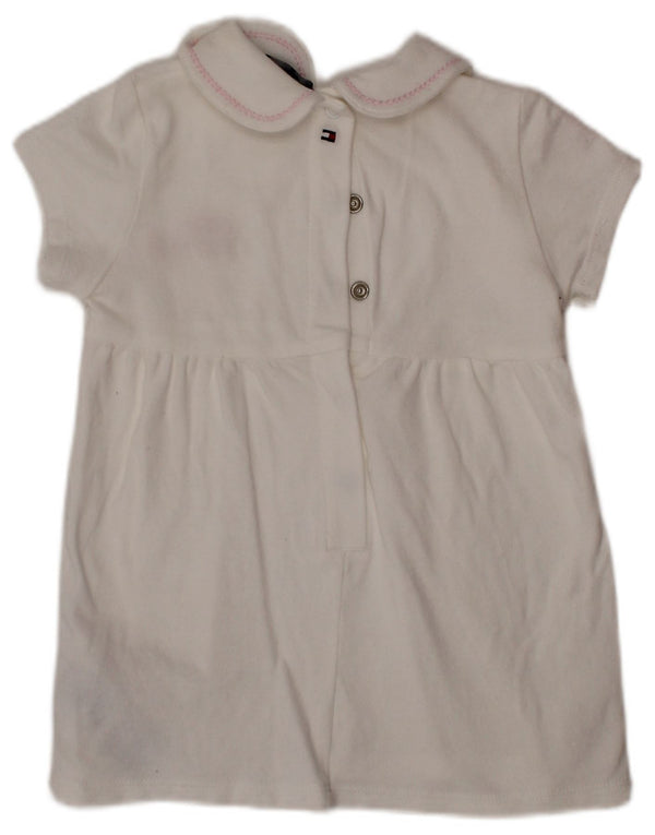 Vestido estampado TOMMY HILFIGER para meninas de 6 a 9 meses algodão branco