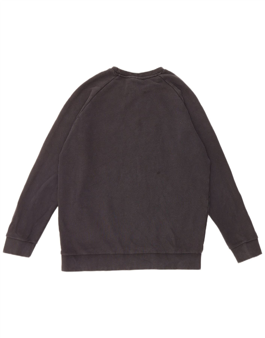 Adidas Mens Moletom Jumper Grande Algodão Preto