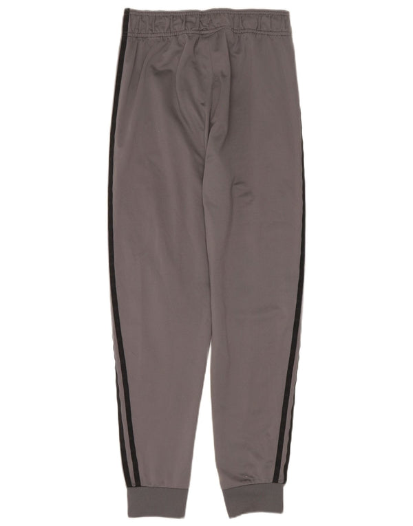 Adidas meninos calças de treino joggers 13-14 anos cinza poliéster