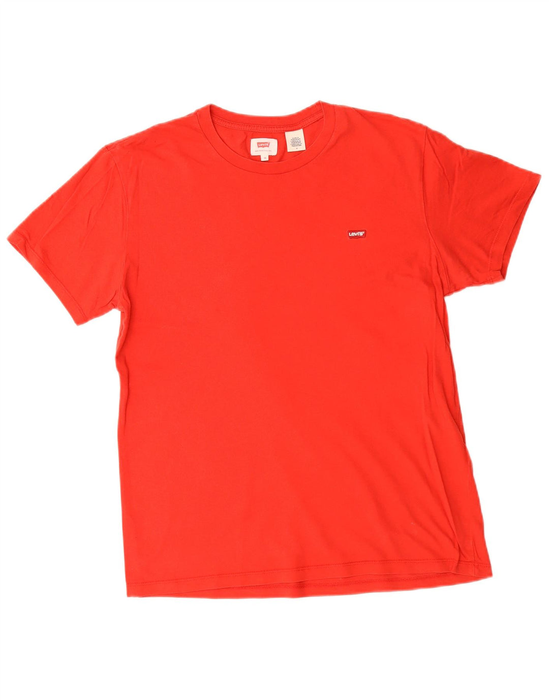 Camiseta masculina LEVI'S Top médio algodão vermelho