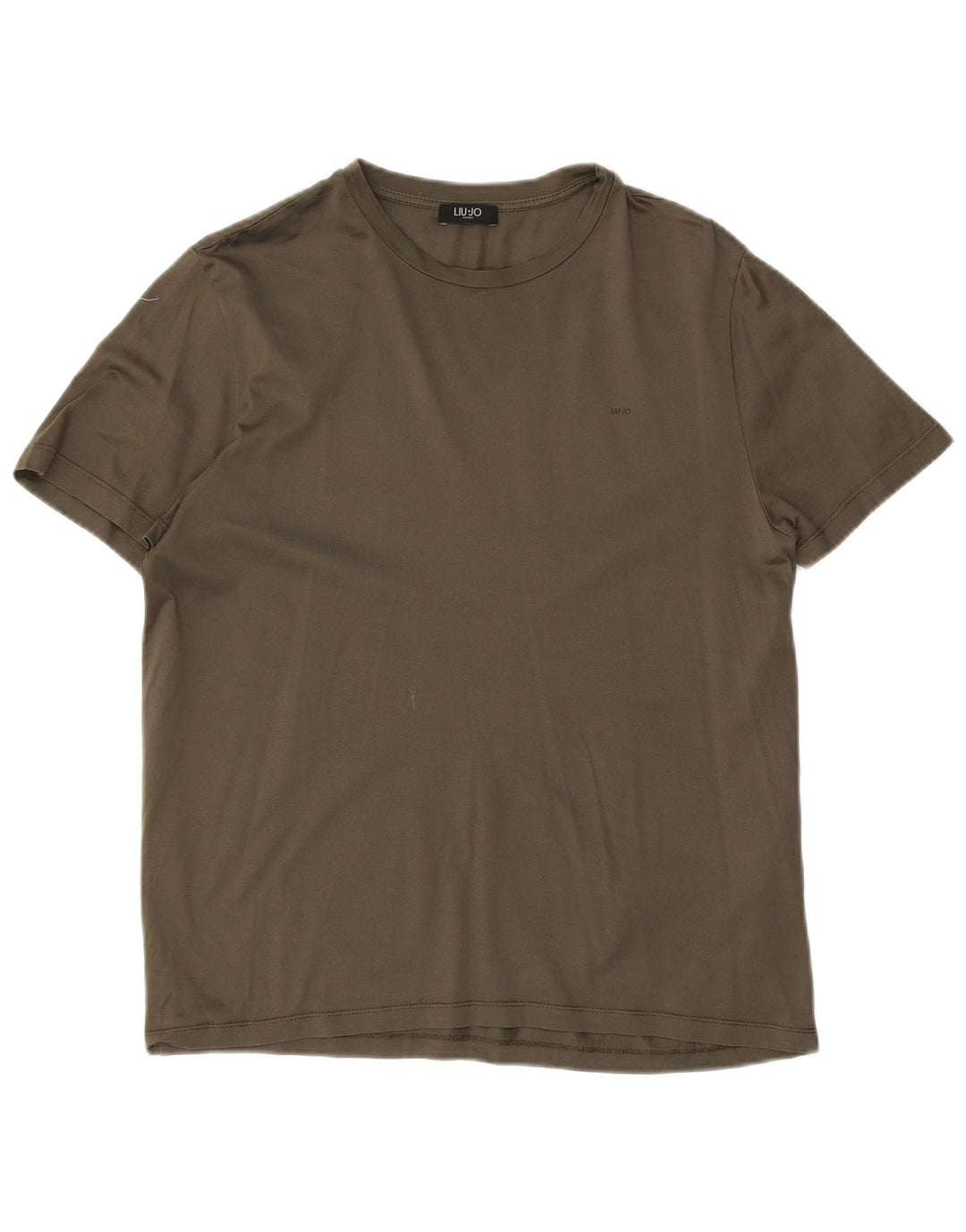 Camiseta masculina Liu Jo Top médio cáqui