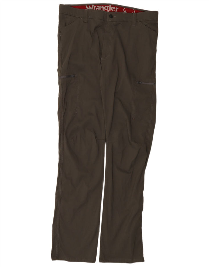 Calça cargo reta masculina WRANGLER W36 L34 cinza nylon