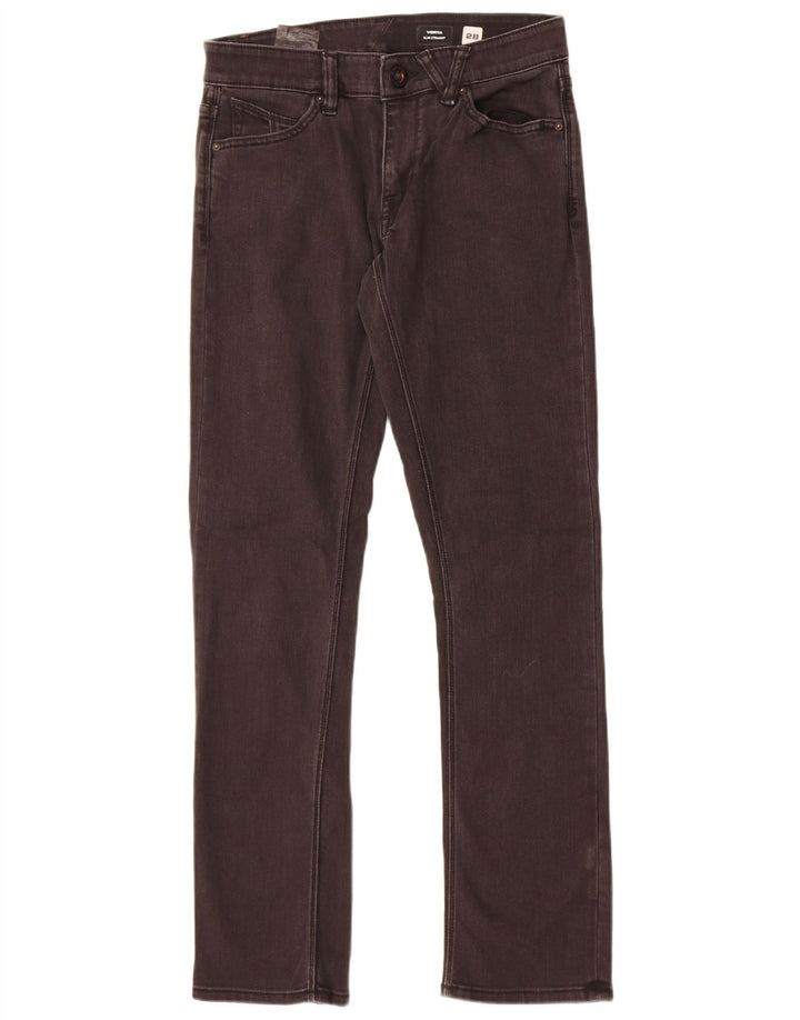 Volcom Masculino Vorta Slim Straight Jeans W28 L31 Algodão Preto