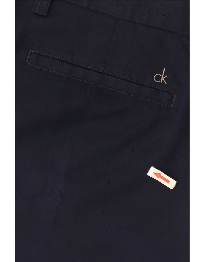 Shorts chino masculino CALVIN KLEIN W38 XL azul marinho poliéster