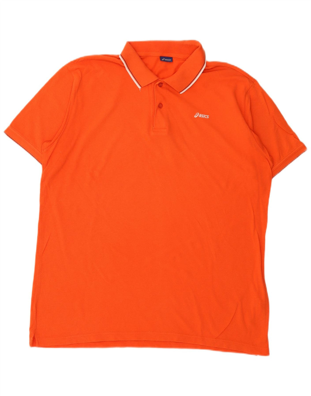 Camisa polo masculina Asics XL laranja algodão