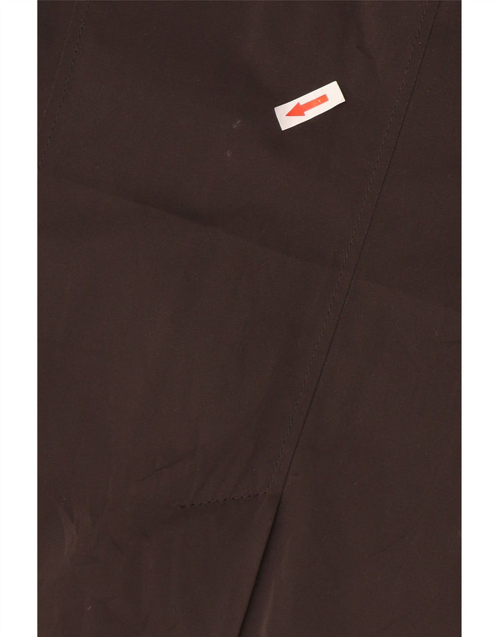 Casaco impermeável feminino Hugo Boss UK 14 poliéster cinza médio