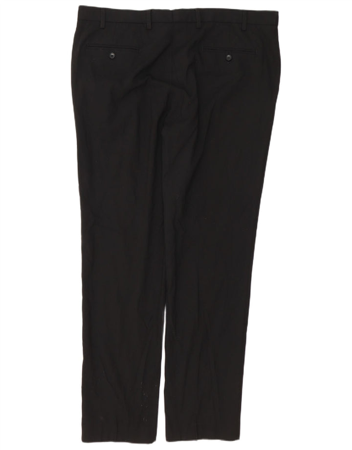 Calça Chino Slim Masculina MARKS & SPENCER W40 L33 Poliéster Preto
