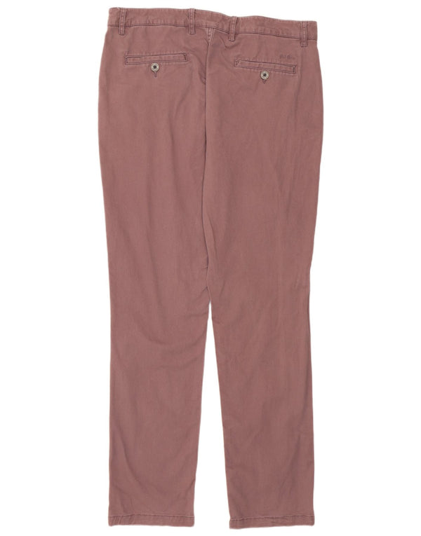Calça Chino Slim Feminina Fat Face UK 14 Grande W34 L31 Algodão Roxo