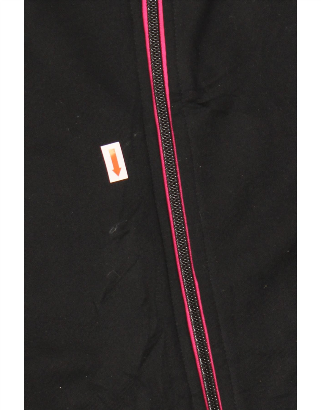 PUMA Womens Tracksuit Top Jacket UK 14 Médio Preto Poliéster