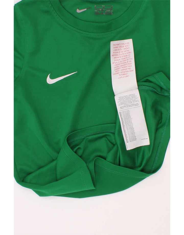 Camiseta Nike Menino Top 5-6 Anos Verde Poliéster