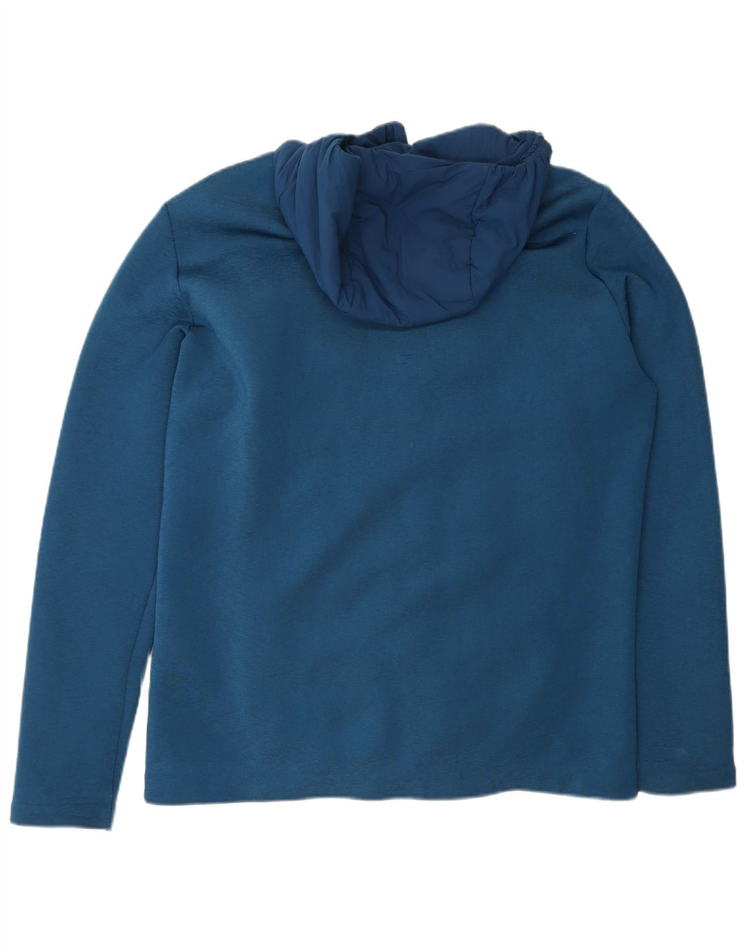 Jaqueta corta-vento masculina Jack Wolfskin com capuz Reino Unido 36/38 poliéster azul pequeno