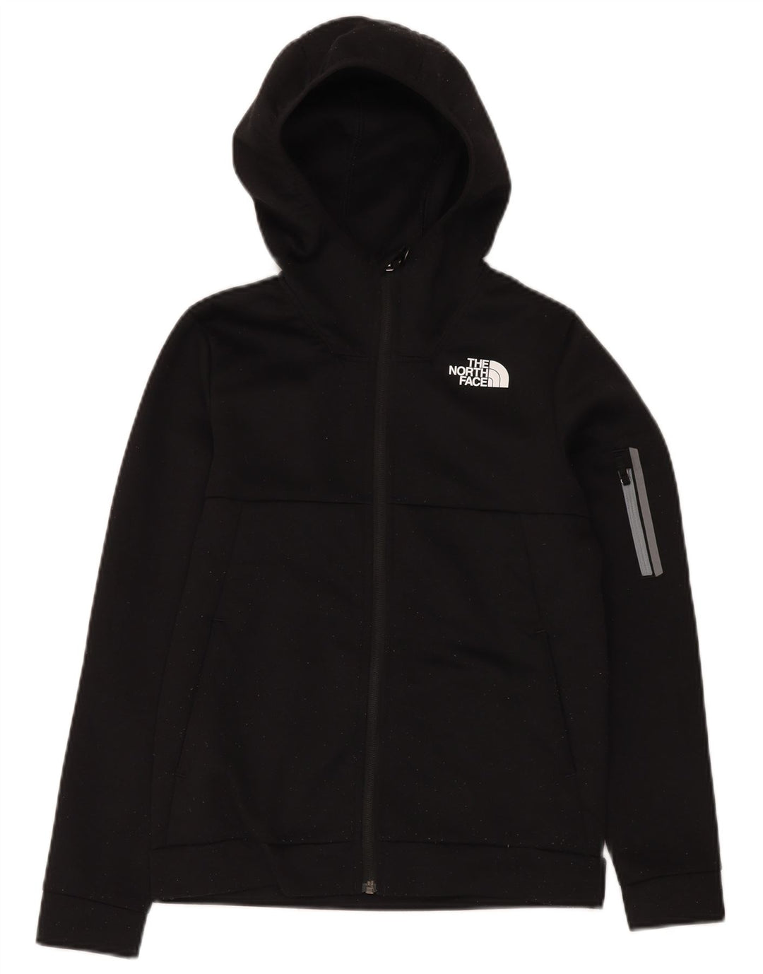 Suéter com capuz e zíper THE NORTH FACE Boys 14-15 anos XL preto poliéster
