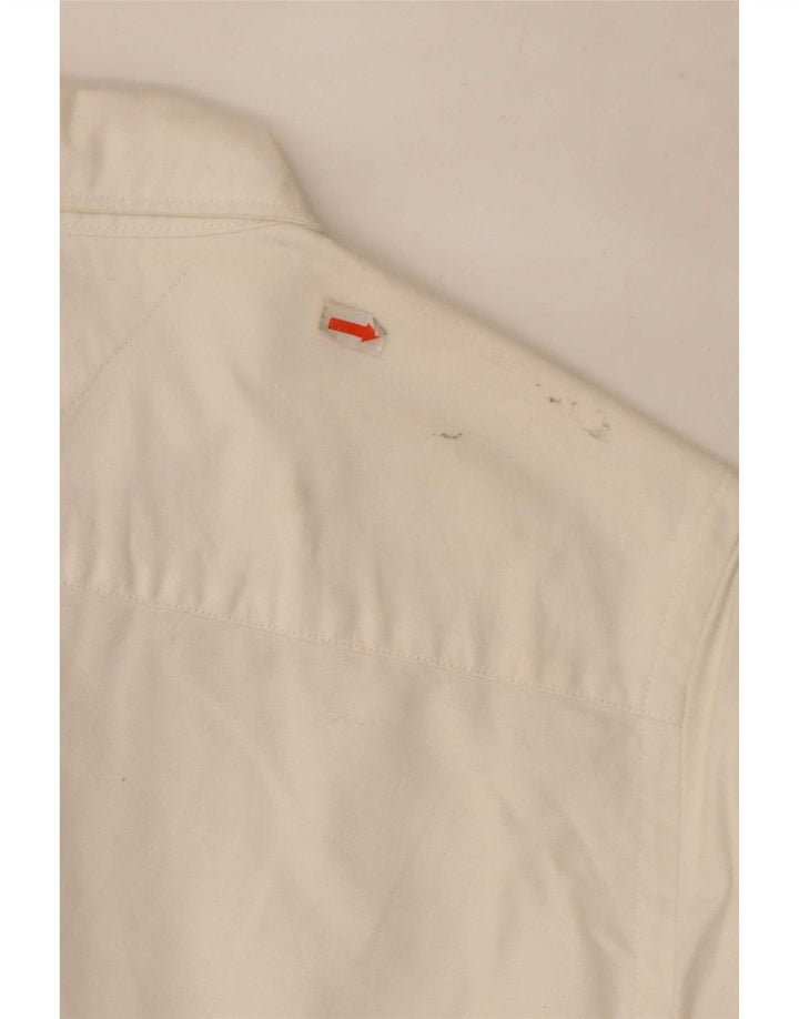 Camisa masculina Tommy Hilfiger 11-12 anos algodão branco