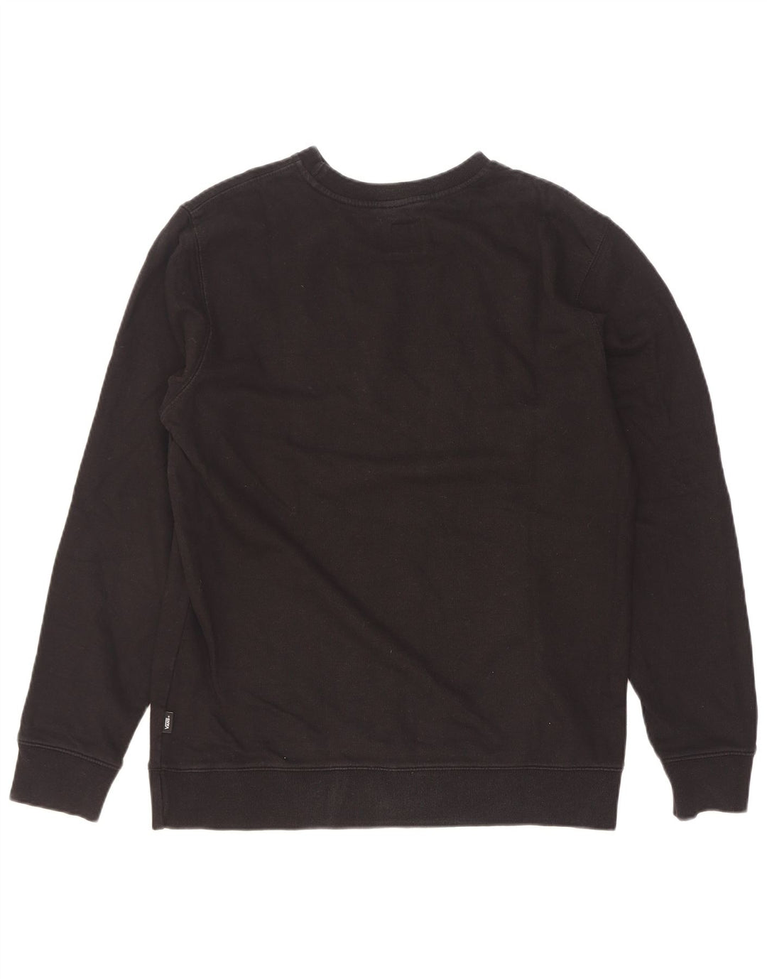 Vans masculino gráfico moletom jumper médio preto algodão