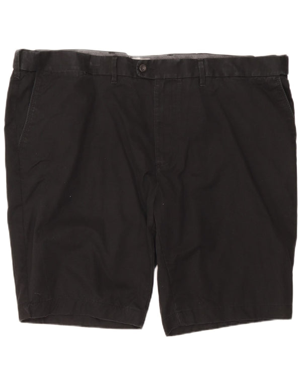 Shorts Chino Masculino Regular Fit da Marks & Spencer W48 4XL Algodão Preto