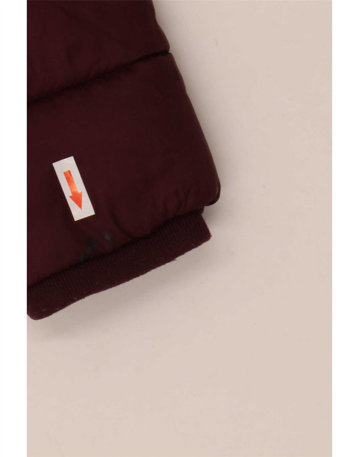 Jaqueta acolchoada feminina Monsoon UK 18 XL Borgonha Nylon