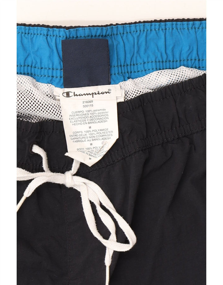 Shorts de natação masculino Champion médio preto poliamida