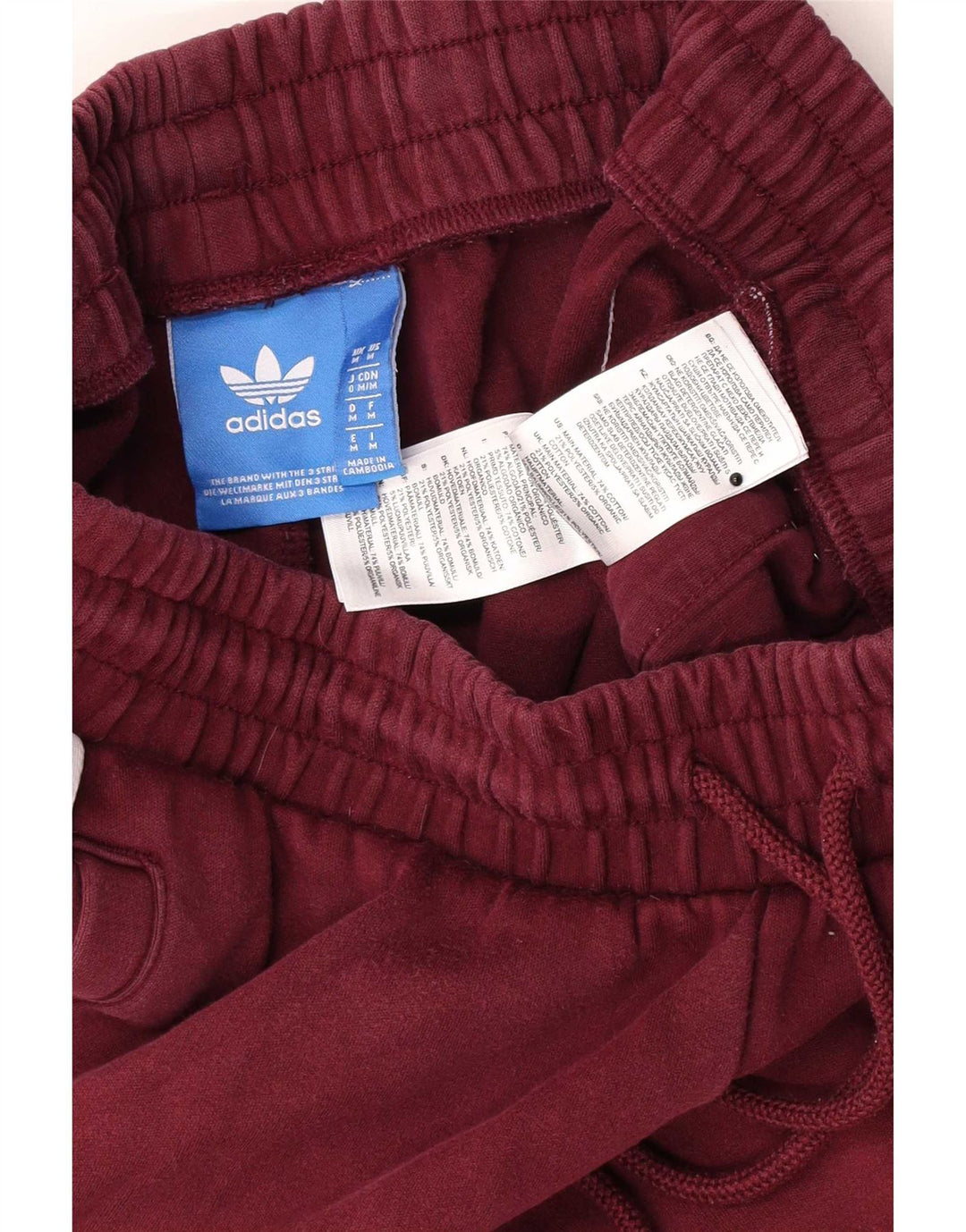 Adidas Mens Calças de treino Joggers Médio Marrom Algodão