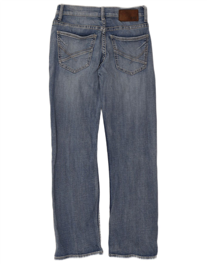 BKE Jeans feminino Aiden Straight W28 L30 algodão azul