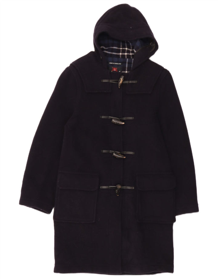 Gloverall Casaco feminino com capuz e lã EU 34 XS azul marinho