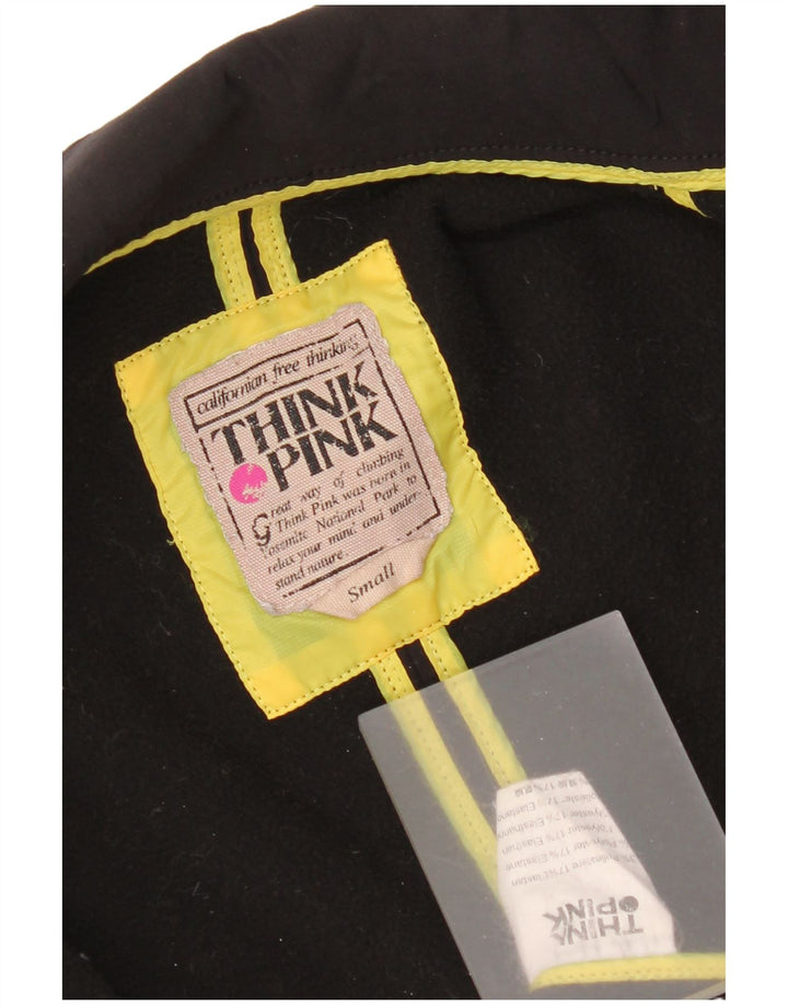 Jaqueta Parka Feminina Think Pink UK 10 Pequena Poliamida Preta