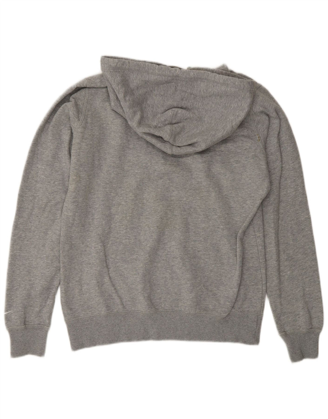 Jumper com capuz gráfico masculino Nike médio cinza algodão