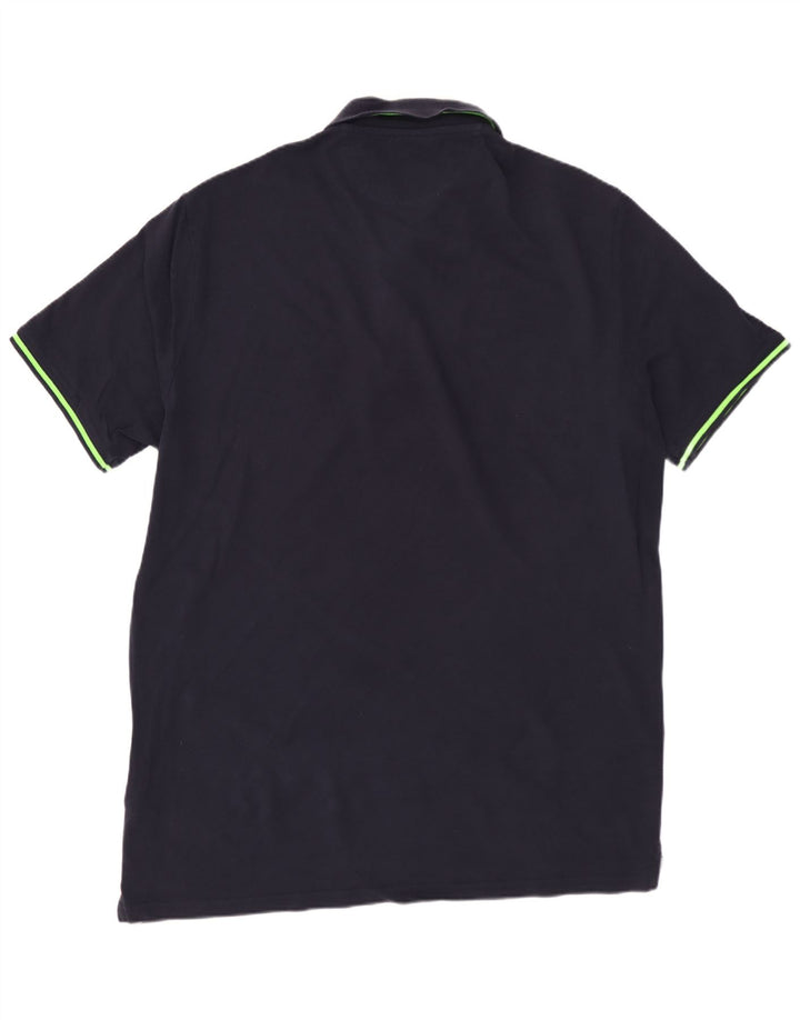 Camisa polo masculina CHAMPION XL azul marinho algodão