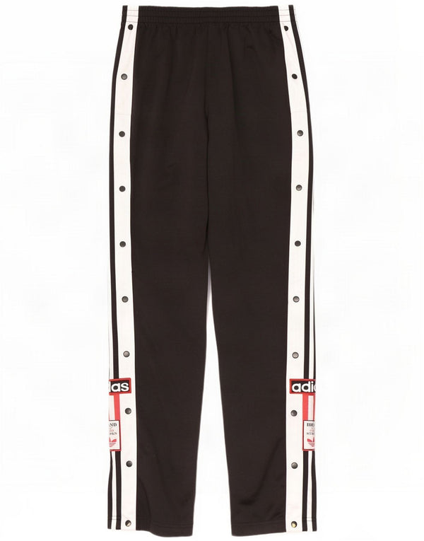 Adidas Mens Graphic Tracksuit Calças Médio Preto Colourblock Poliéster