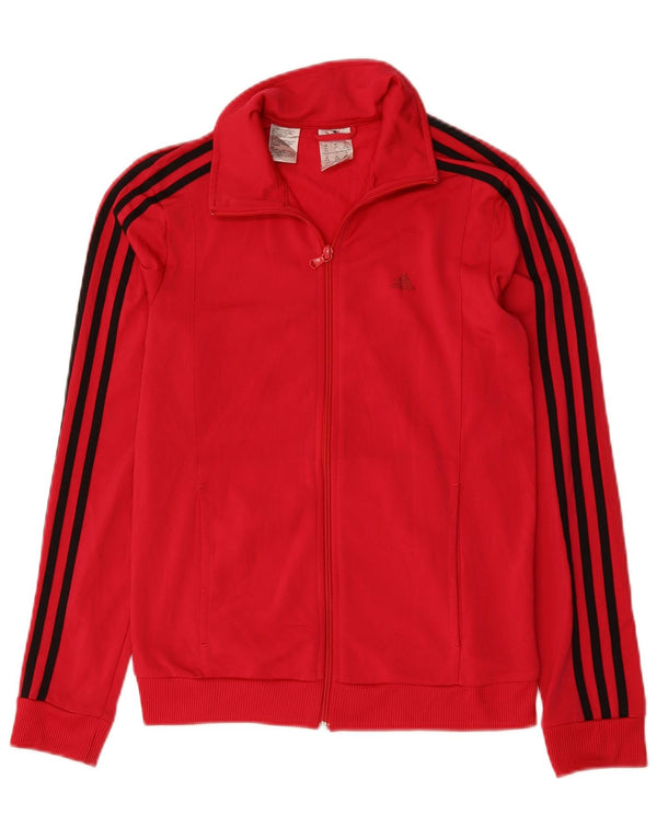 Adidas Womens Tracksuit Top Jacket UK 4/6 XS Rosa Poliéster