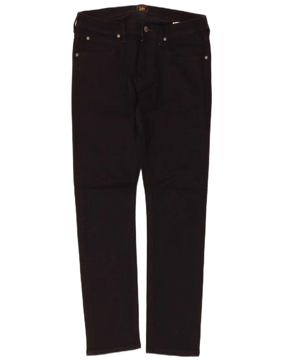 Lee Mens Luke Slim Jeans W30 L30 Algodão Preto