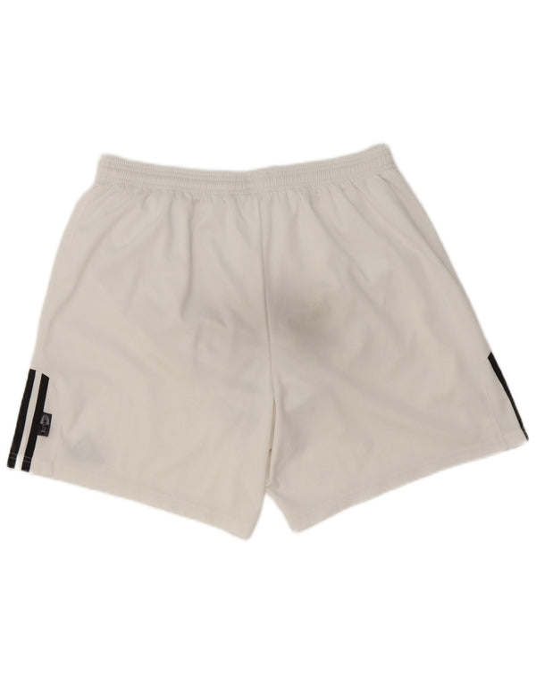 Adidas Mens Sport Shorts Grande Branco Colorblock Poliéster