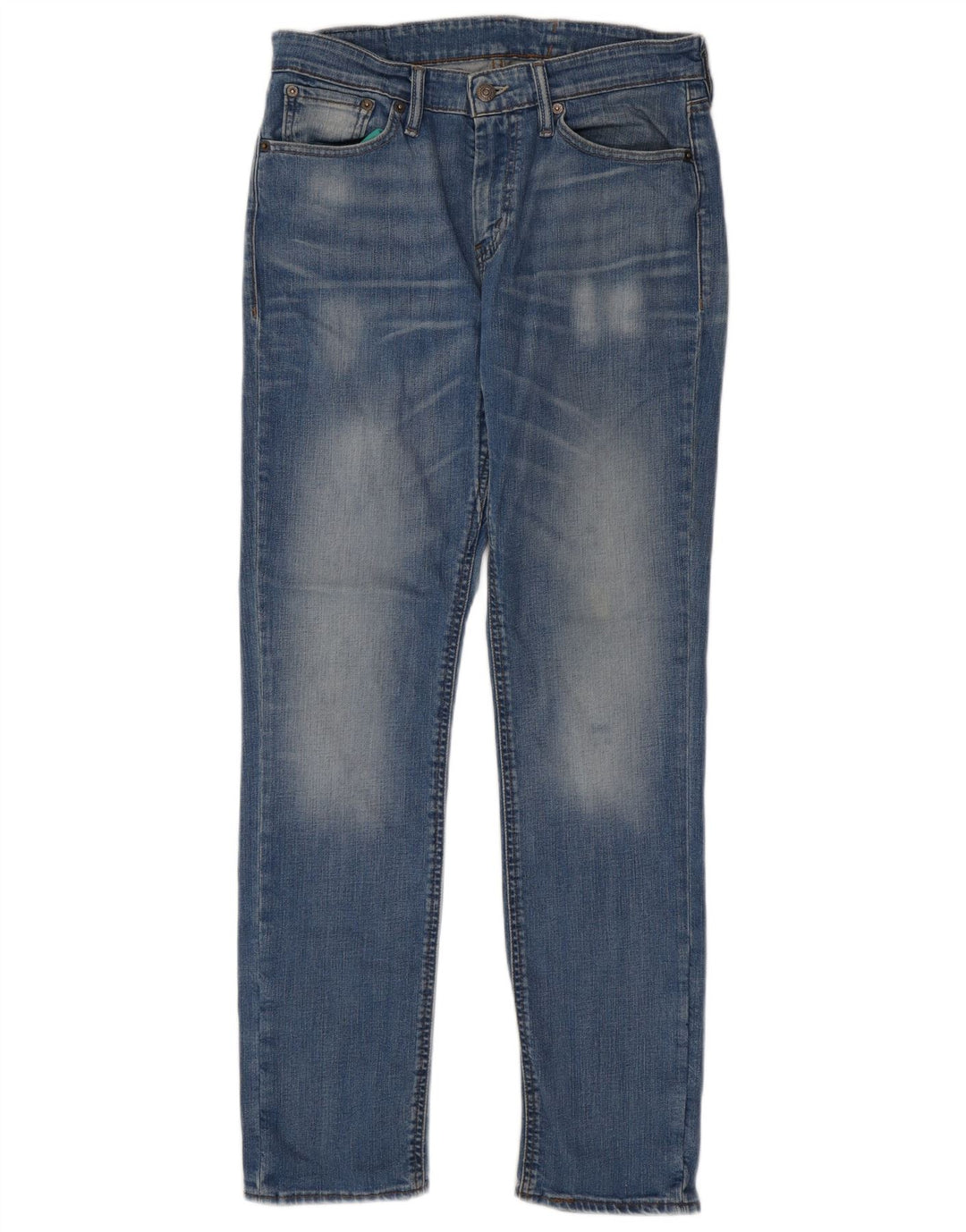 Levi's Mens Slim Jeans W31 L32 Azul Algodão