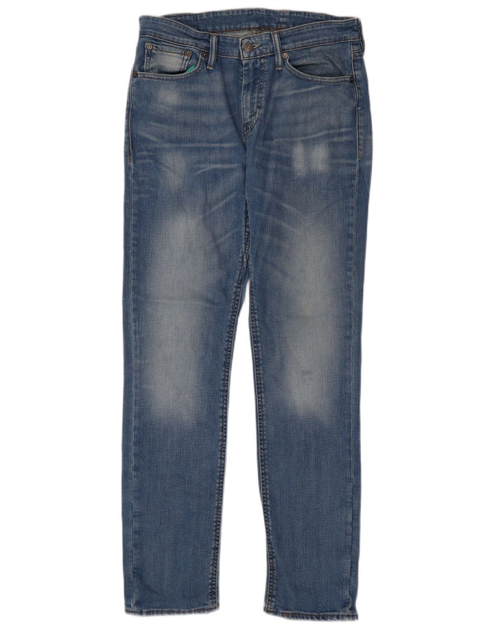 Levi's Mens Slim Jeans W31 L32 Azul Algodão
