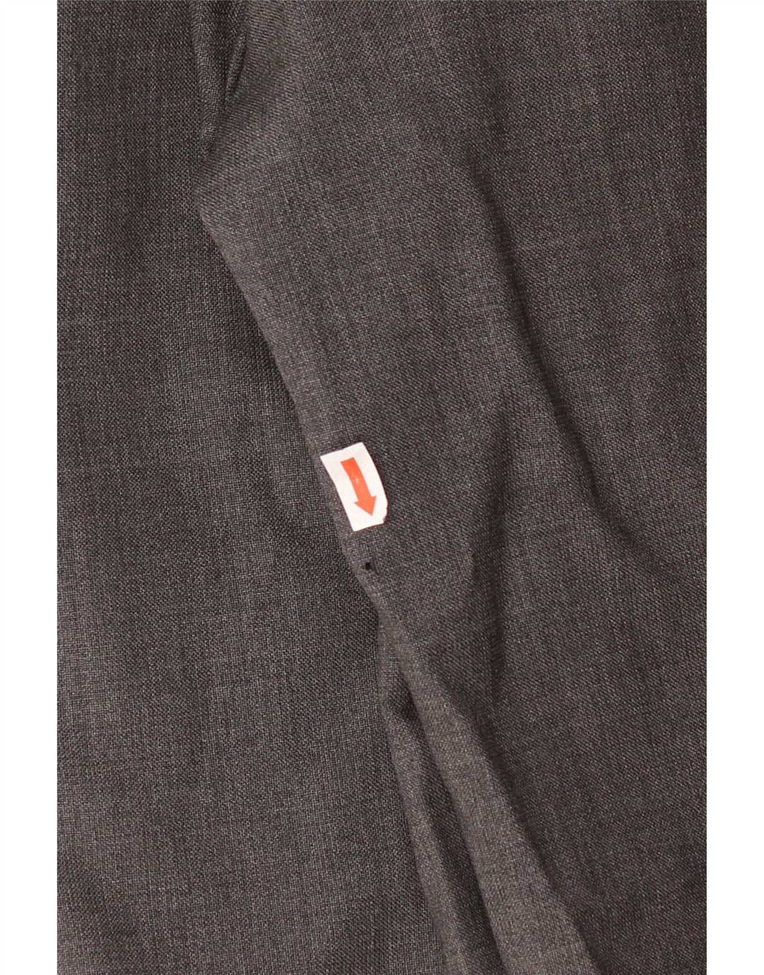 Calça masculina de terno reto AQUASCUTUM W34 L29 cinza