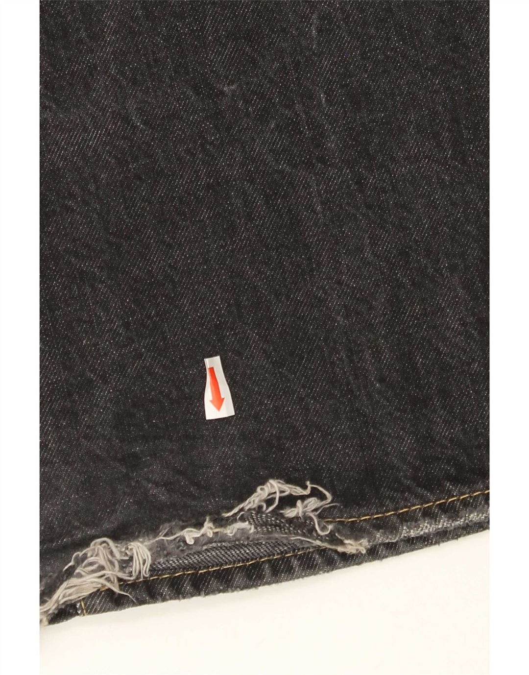 HUGO BOSS Mens Bootcut Jeans W34 L32 Algodão Preto