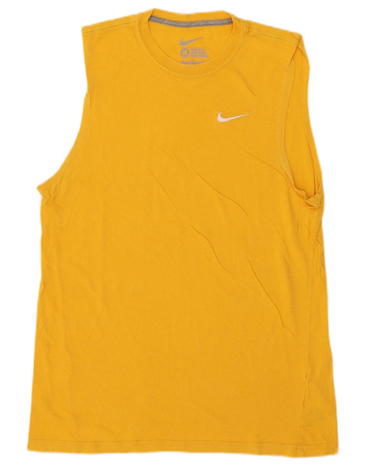 Colete Nike Masculino Regular Fit Top Médio Algodão Amarelo