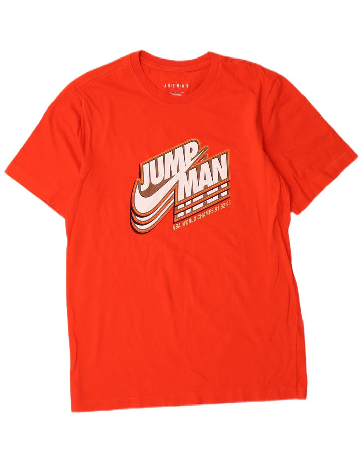 Jordan Mens Graphic T-Shirt Top Pequeno Vermelho