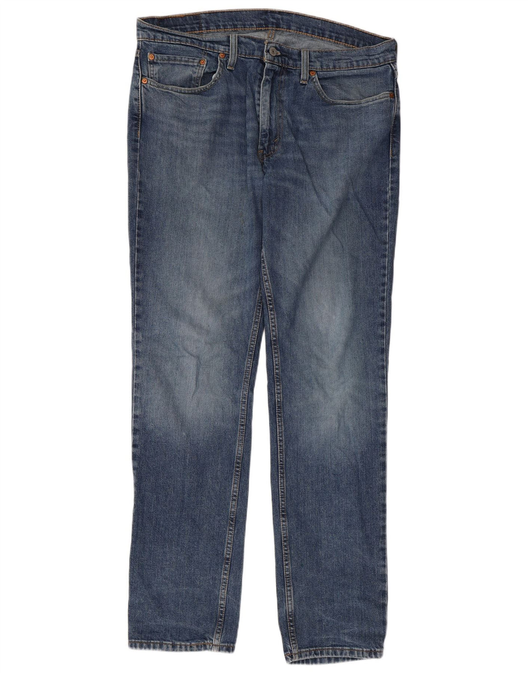 LEVI'S Jeans Slim Masculino W36 L34 Azul Algodão