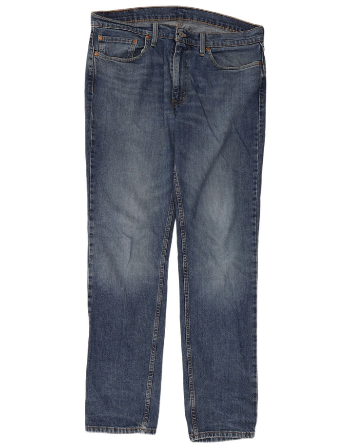 LEVI'S Jeans Slim Masculino W36 L34 Azul Algodão