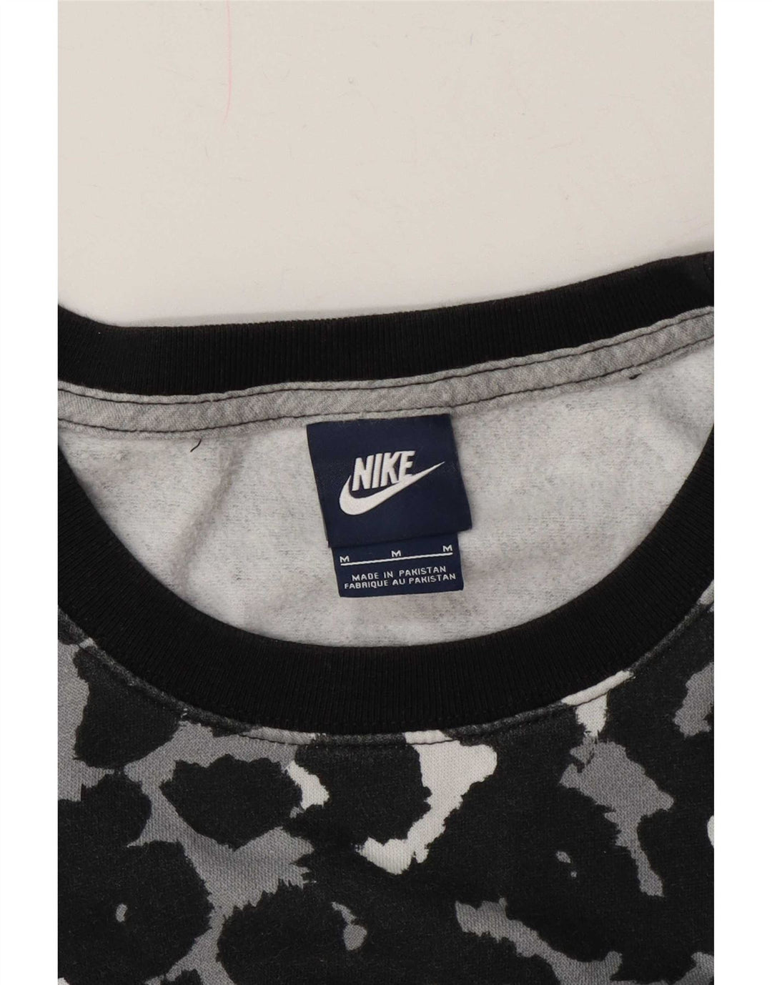 Moletom feminino Nike Jumper UK 14 médio preto com estampa animal