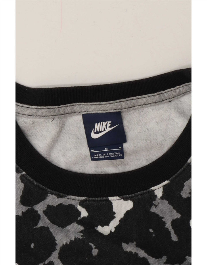 Moletom feminino Nike Jumper UK 14 médio preto com estampa animal