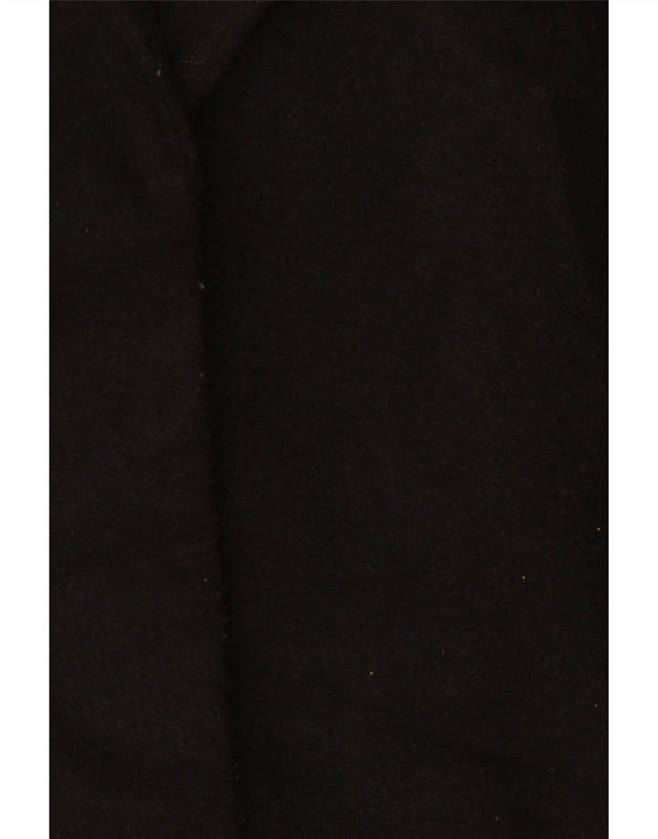 Jaqueta blazer oversized feminina Topshop Reino Unido 10 poliéster preto pequeno
