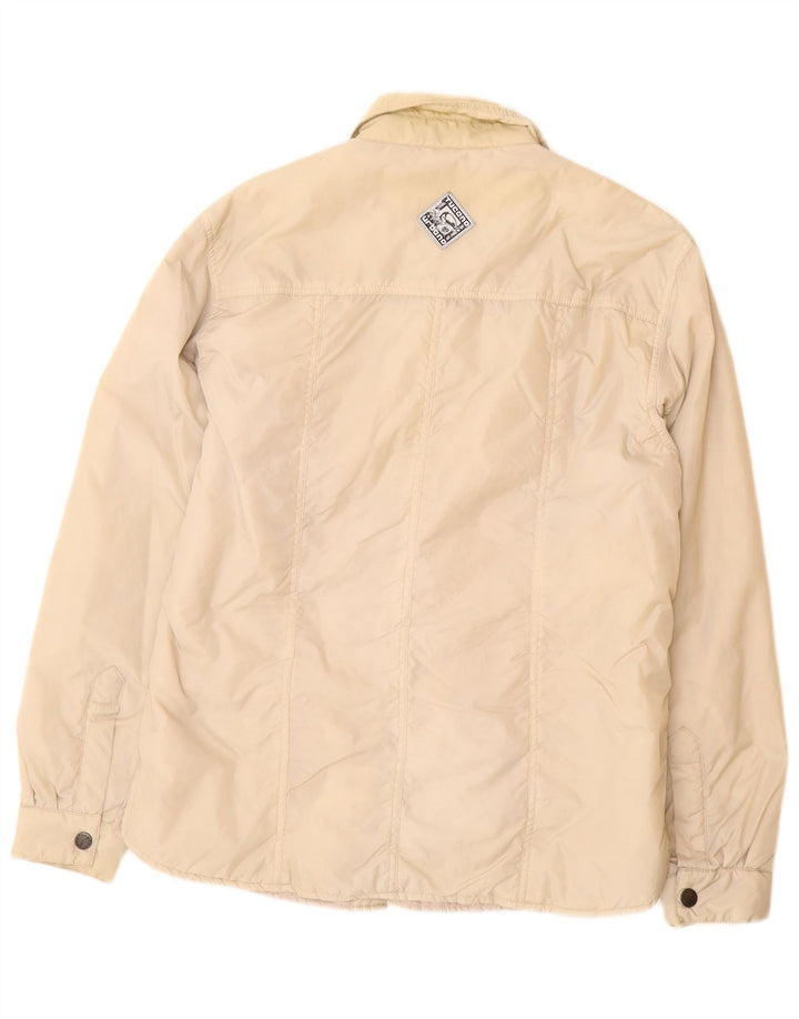 Jaqueta acolchoada masculina TUCANO URBANO UK 38 médio off white nylon
