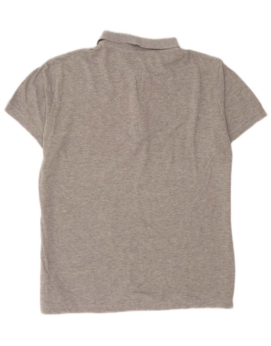 Camisa polo masculina diesel diesel algodão manchado cinza médio